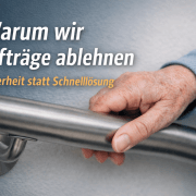 handlauf auf rezept - auftrag abgelehnt