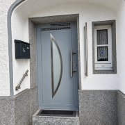 Edelstahlhandläufe am Hauseingang-2 Edelstahlhandläufe am Hauseingang